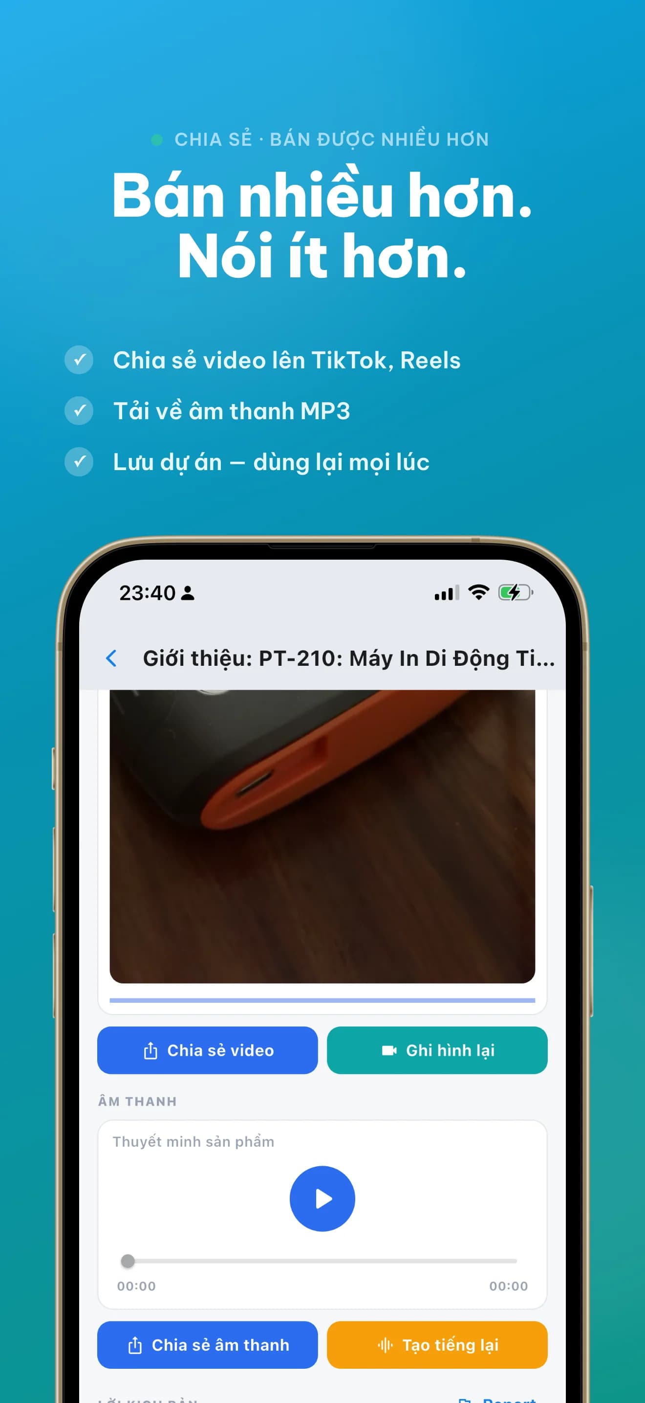 Mivo hoàn thiện video lồng tiếng AI để chia sẻ trên mạng xã hội và sàn thương mại điện tử