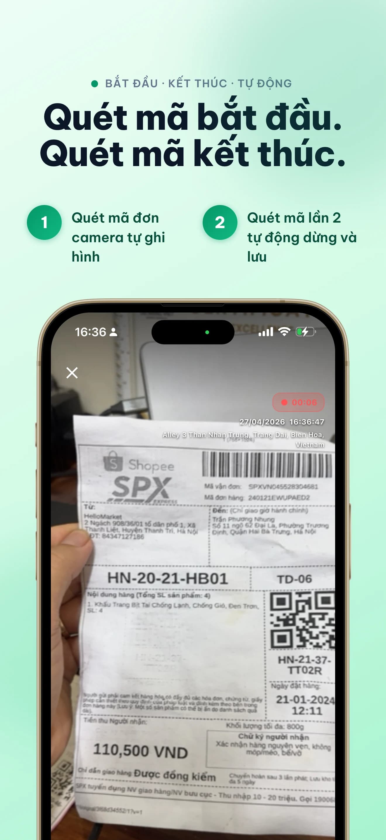 PackCam - quét mã 1320x2868